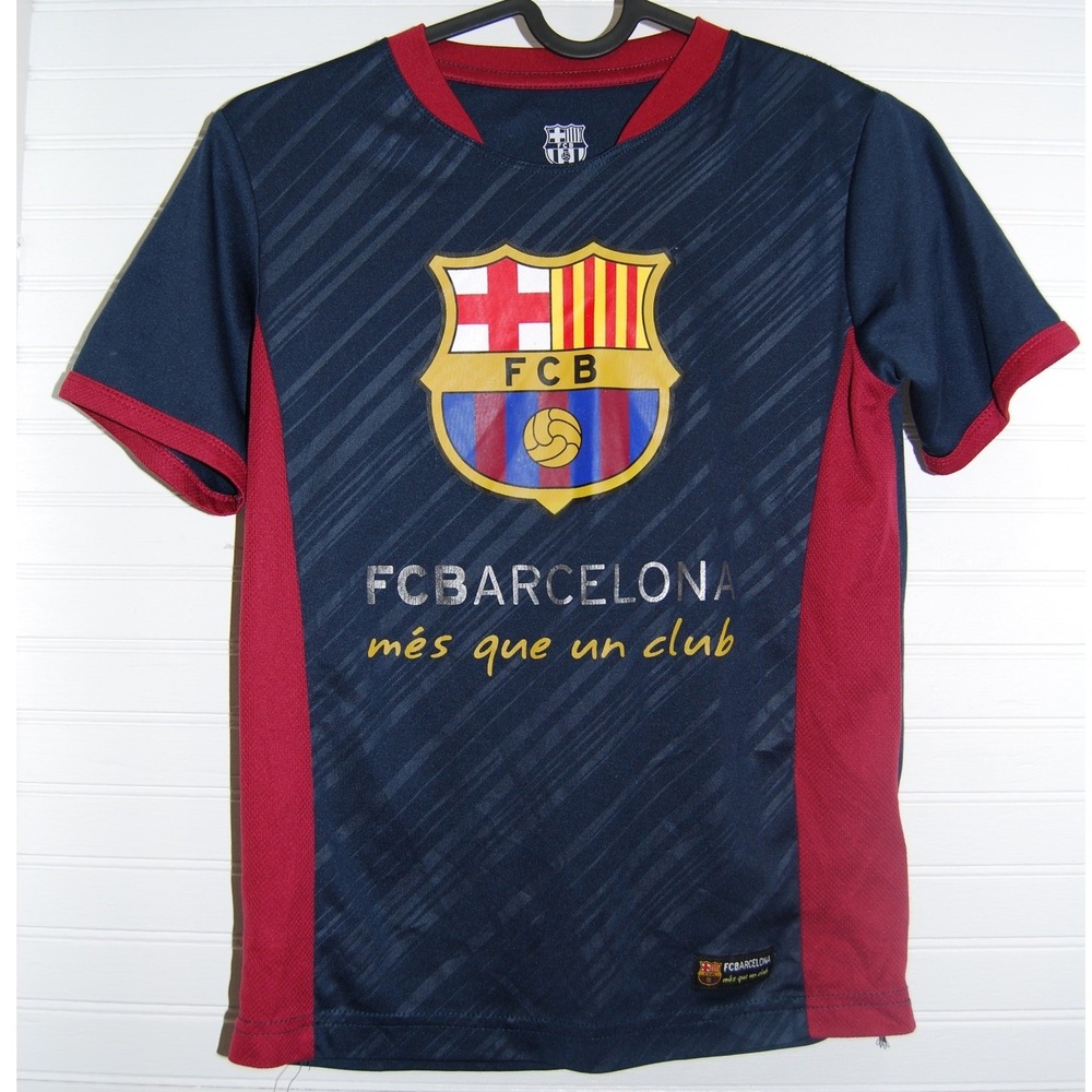 FC Barcelona Barca Soccer Jersey Kids size Small 6-7 Spain Football FCB Official